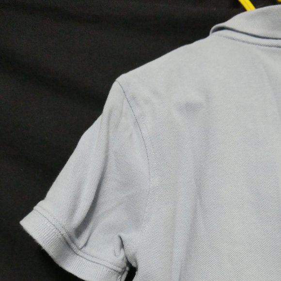 OLD NAVY, medium (8) regular, light blue polo, *juice stains SEE PIC, EUC - Picture 8 of 11